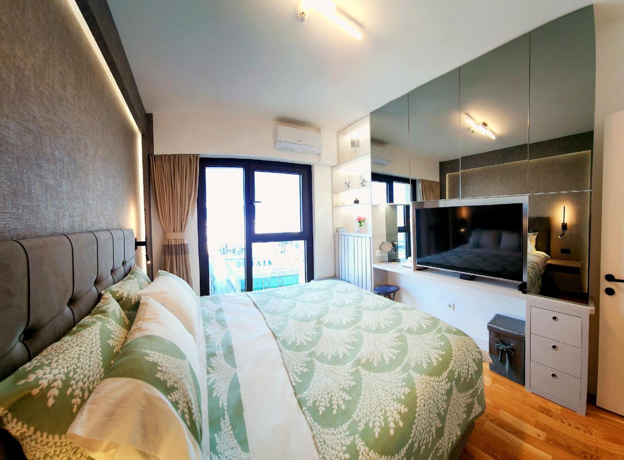 Diamond Residences 10Th Fl. Lux Apt. W/ City View Skopje Exterior photo